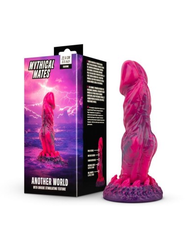 Dildo Another World Rosa y Púrpura 22.4 cm - 8.8|A Placer