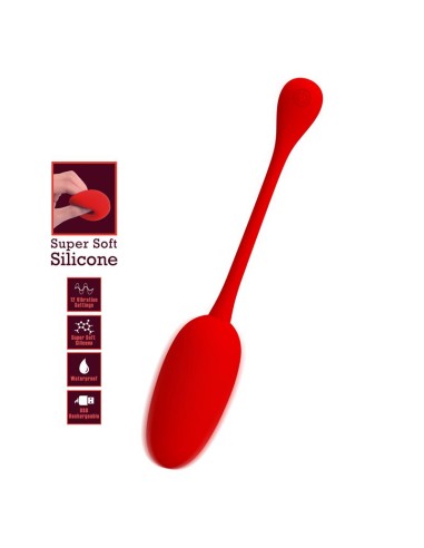 Knucker Huevo Vibrador Rojo|A Placer