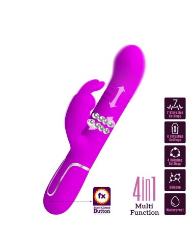 Coale Vibrador con Bolas Rotatorias y Up and Down USB|A Placer