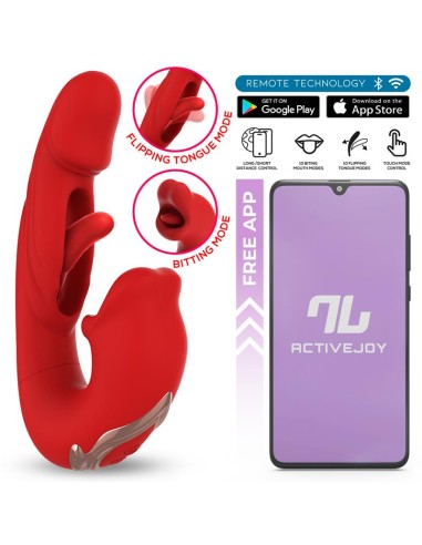 Mouty Vibrador con Función de Mordisqueo y Flipping con App|A Placer