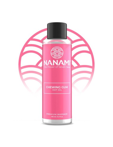 Nanami Aceite de Masaje Efecto Calor Hot Oil Aroma Chicle 100ml|A Placer