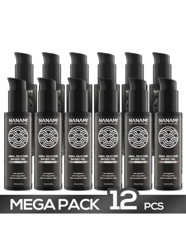 Pack de 12 Gel Lubricante Anal a Base de Silicona Relaxing 100 ml|A Placer