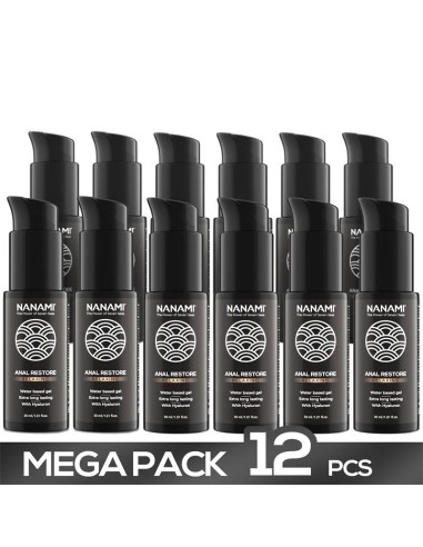 Pack 12 Gel Lubricante a Base de Agua Anal Restore 30ml|A Placer