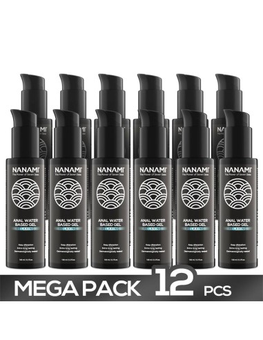 Pack 12 Gel Deslizante Anal a Base de Agua Relaxing 100ml|A Placer