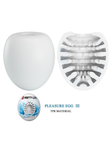 Huevo Masturbador Pleasure Egg III Blanco