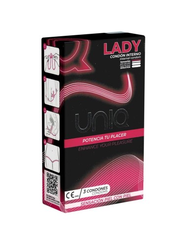 Preservativos Femeninos sin Latex 3 Unidades Lady Female