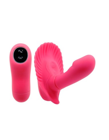 Pretty Love Vibrador a Control Remoto Fancy Clamshell Color Rosa