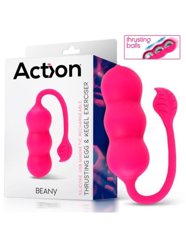 Beany Huevo Vibrador y Entrenador Suelo Pelvico con Empuje