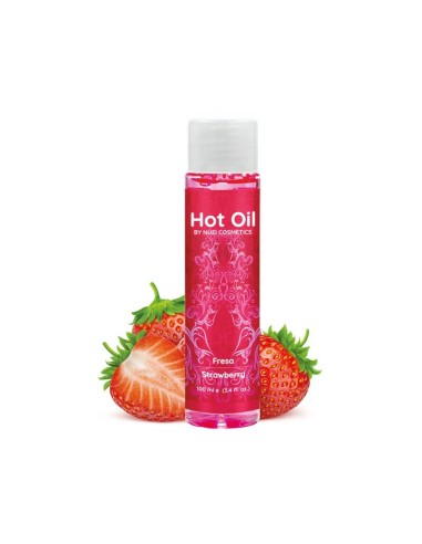 Nuei Aceite Hot Oil Efecto Calor Fresa 100 ml