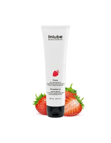 Nuei Lubricante a Base de Agua Inlube Fresa 100 ml