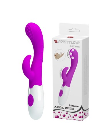 Vibrador Arthur con Movimiento Finger Purpura