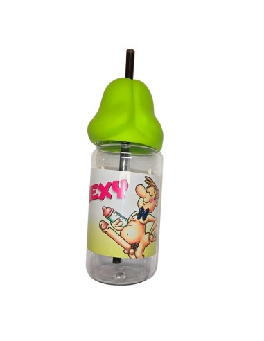 Biberon en Forma de Pene Color Verde 360 cl