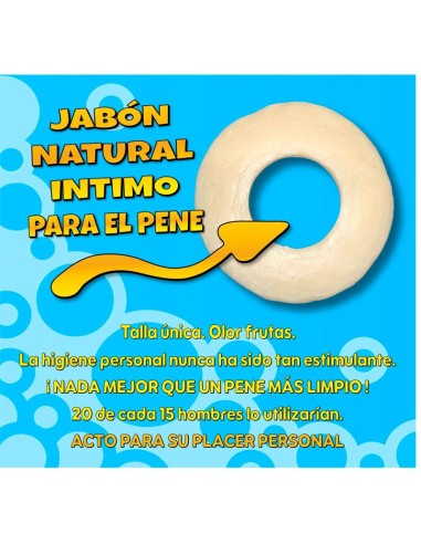 Jabon en Forma de Anillo para el Pene Amarillo