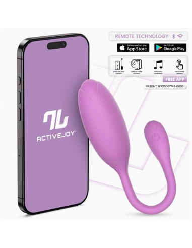 Logan Huevo Vibrador con APP Unibody Purpura