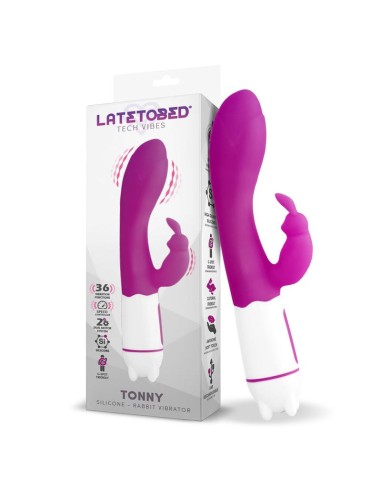 Tonny Vibrador USB Punto G 36 Funciones Silicona Purpura