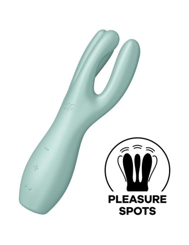 Threesome 3 Lay on Vibrador 3 Motores Menta