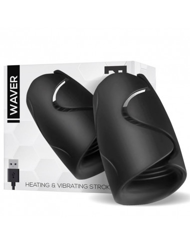 Waver Masturbador Masculino Función Calor y Vibración Flexible USB Silicona|A Placer