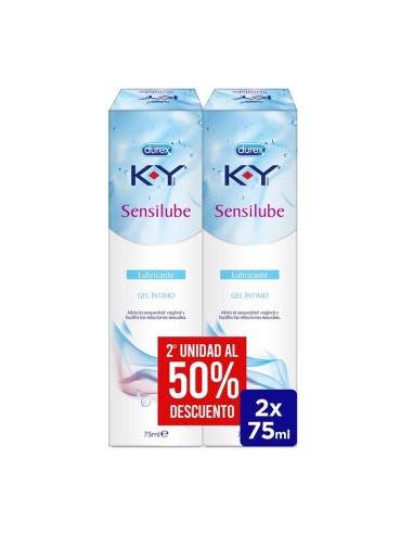 Lubricante Base Agua Duplo KY Sensilub 75ml