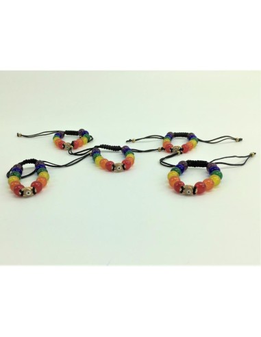 Pulsera Bandera LGBT y Ojo Turco