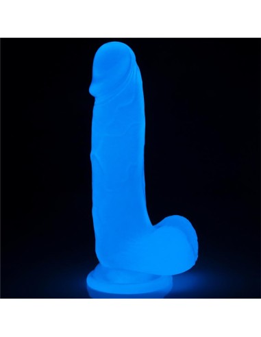 Dildo Lumino 75 Luz Azul