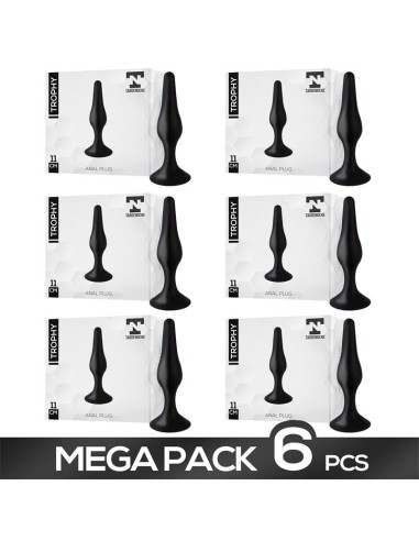 Pack de 6 Trophy Plug Anal 11 cm