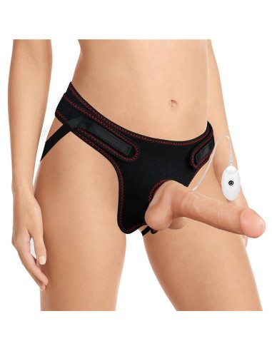 Arnes con Dildo con Vibracion y Control Remoto 75