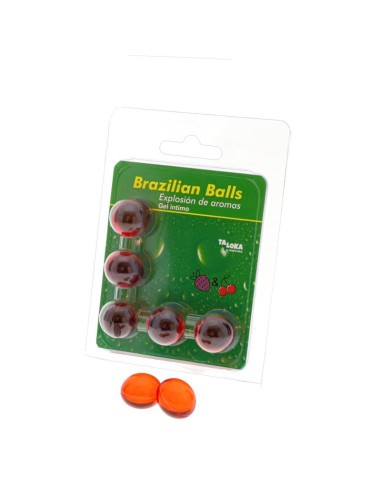 Set 5 Brazilian Balls Explosion Aroma Fresa y Cereza