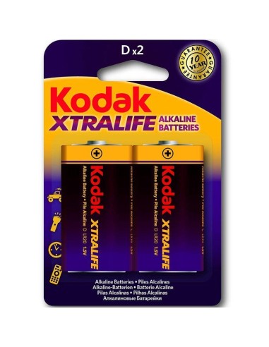 Xtralife Pila Alkalina D LR20 Blister de 2