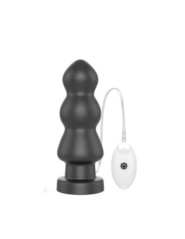 Plug Anal con Vibracion King Sized 78 Negro