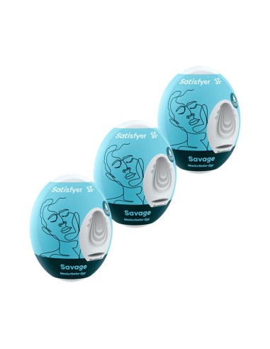 Set 3 Huevos Masturbadores Modelo Savage|A Placer