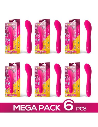 Pack de 6 Sugar Vibrador Punto G