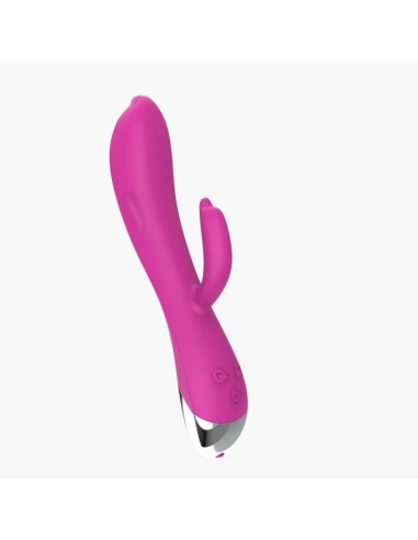 Vibrador Dolphin 6 Funciones USB Rosa