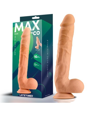 Ben Dildo Realista con Testiculos 102 Natural