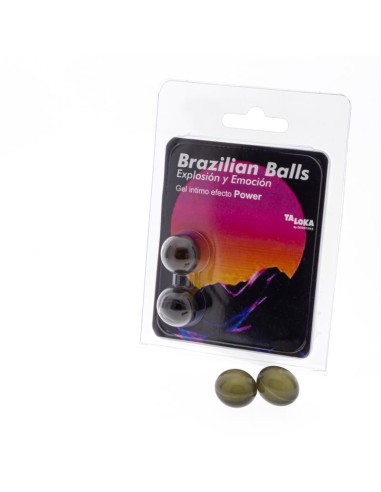 Set 2 Brazilian Balls Gel Excitante Efecto Power