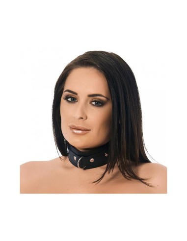 Collar Cuero con Anilla Grande|A Placer