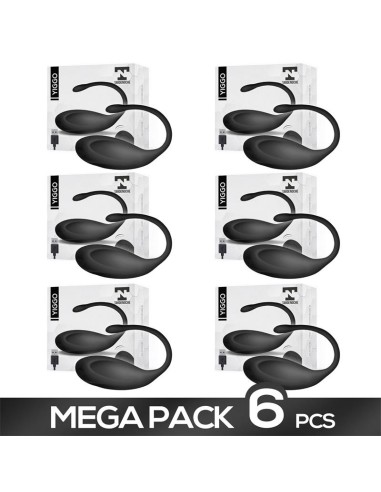 Pack de 6 Huevo Vibrador Control Remoto USB