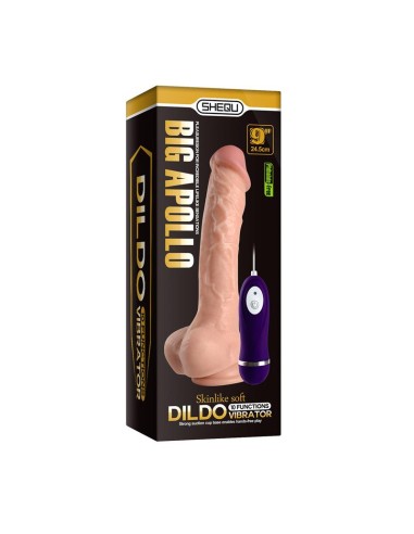 Vibrador Realista Control Remoto Apolo 245 cm