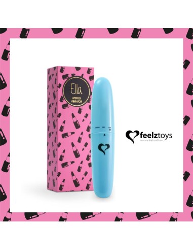 Ella Lipstick Vibrador Light Blue