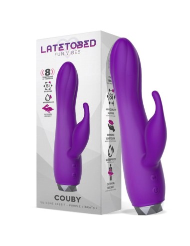 Couby Silicone Rabbit Purple Vibrator