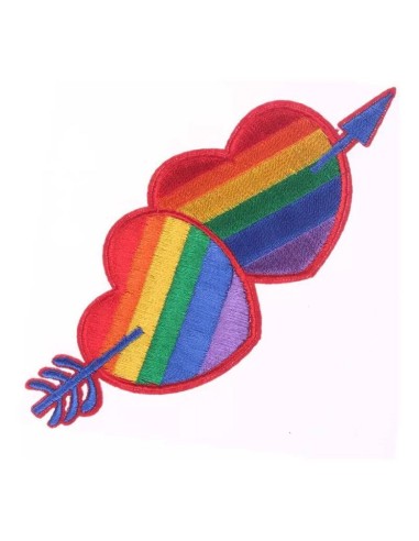 Parche de Corazon Colores Bandera LGBT