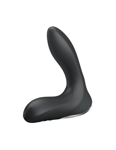 Estimlador Anal Inflable Leonard Silicona USB Negro