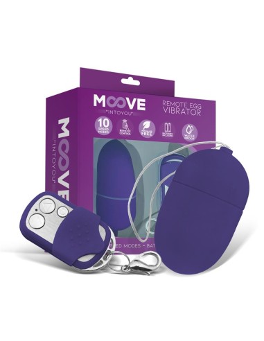 Huevo Vibrador con Contol Remoto Tamano Mediano Purpura