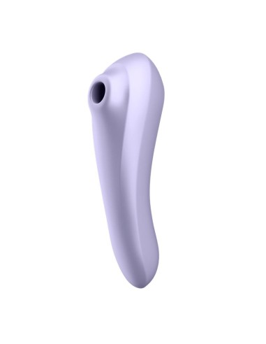 Dual Pleasure APP Vibrador y Succionador de Aire Pulsado Recargable Mauve|A Placer