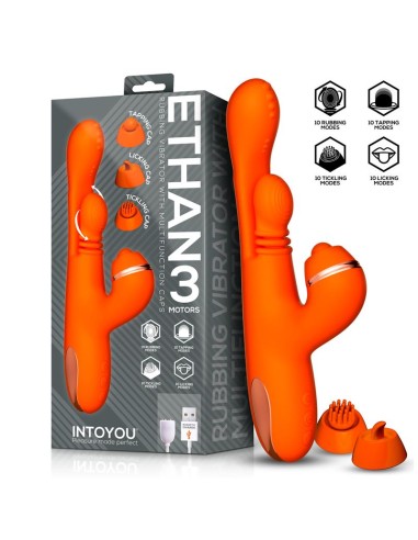 Ethan Vibrador Masaje 360º para el Punto G y Cabezales Intercambiables