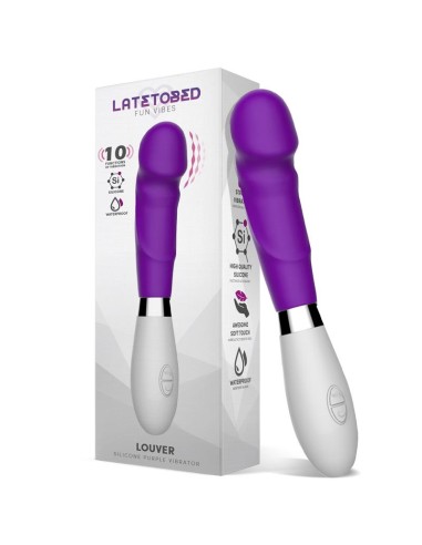 Louver Vibrador Silicona Purpura