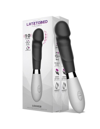 Louver Vibrador Silicona Negro