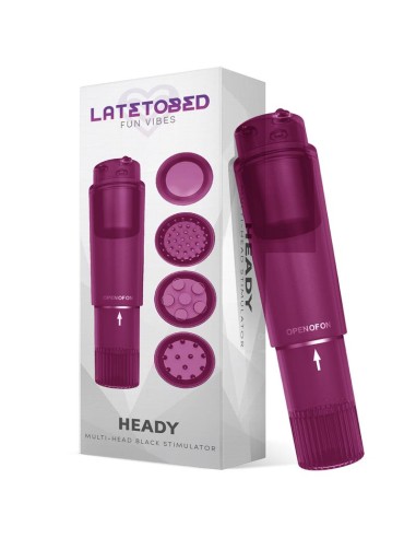 Heady Estimulador con 4 Cabezales Purpura