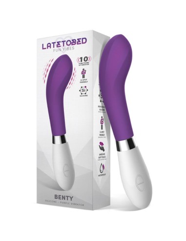 Benty Vibrador Silicona Purpura