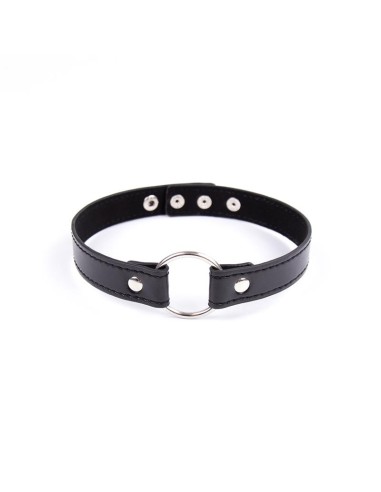 Collar con Aro Ajustable 382 cm Negro