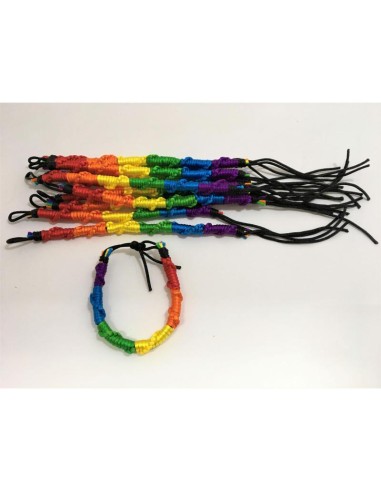 Pulsera Trenza con Bandera LGBT